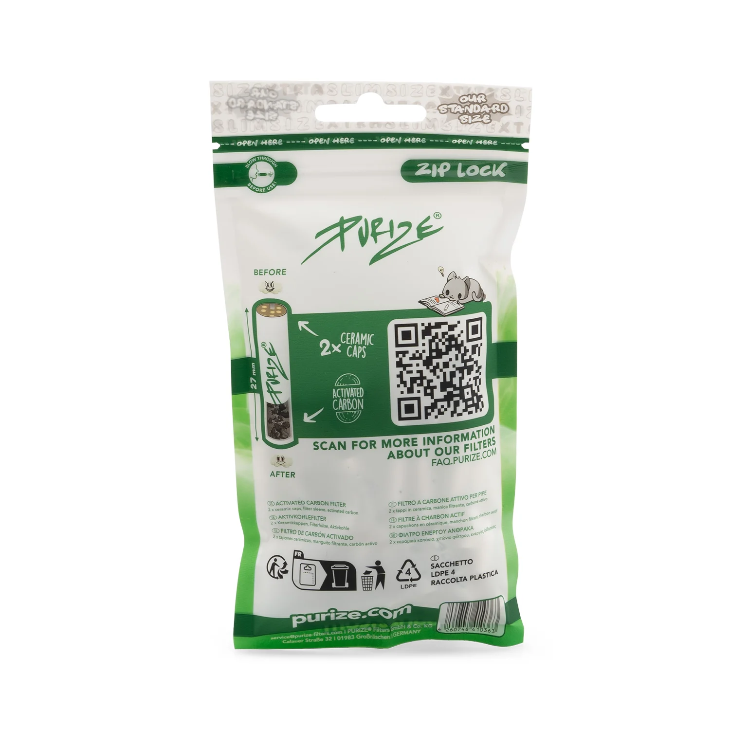 50 purize® xtra slim size | weiß 50 purize® xtra slim size | weiß